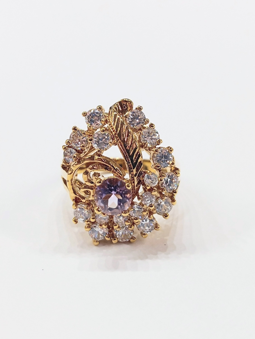 NWOT Women's Purple Stone Ring Size 5